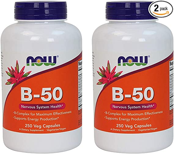 Now Foods, B-50, 250 Veg Capsules (pack of 2)