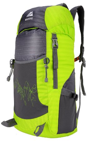 Mozone Large 40l Lightweight Travel Water Resistant Backpack/foldable & Packable Hiking Daypack