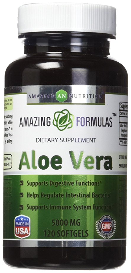 Amazing Nutrition Aloe Vera 5000 Mg 120 Softgels
