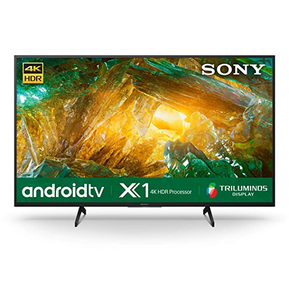 Sony Bravia 123 cm (49 inches) 4K Ultra HD Certified Android LED TV 49X8000H (Black) (2020 Model)