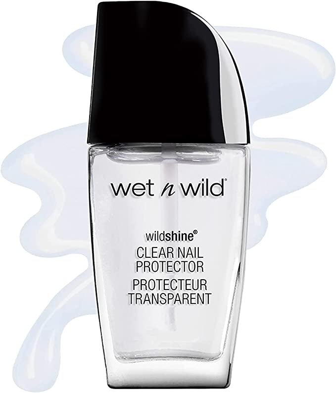 Wet n Wild 450B Wild shine nail color, 0.41 Fl Oz, Clear Nail Protector