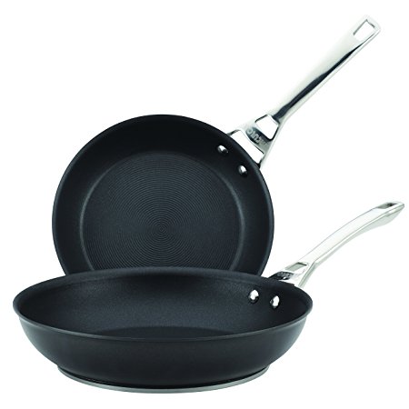 Circulon Infinite Hard Anodized Nonstick 10-Inch and 12-Inch Skillets Twin Pack