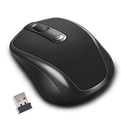 Swenky 2.4G Wireless Mouse,Computer Mouse Mice with Nano Receiver, 3 Adjustable DPI Levels: 1600/1200/800CPi