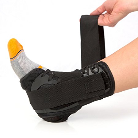 #1 Laced Ankle Brace With Stabilizing Strap For Flexible Support. Breathable Neoprene Braces Made By Product Stop. (Small)