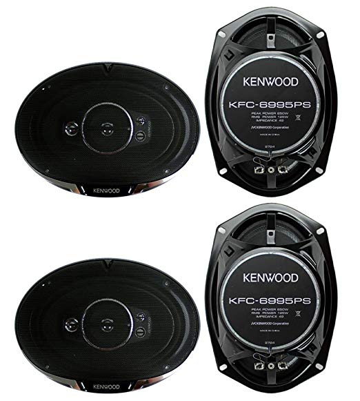 4 New Kenwood KFC-6995PS 6x9 1300 Watt 5-Way Car Audio Coaxial Speakers Stereo