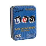 LCR Left Center RightTM Dice Game - Blue Tin