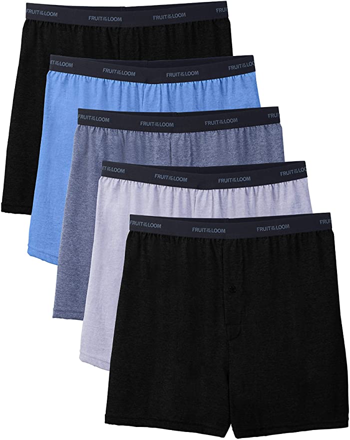 Fruit of the Loom Men's Knit Boxers