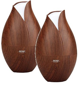 Now Foods Ultrasonic Wood Grain Oil Diffuser, 1.6 Pound (Pack of 2 Diffusers)