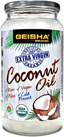 GEISHA Organic Extra-Virgin Coconut Oil (1000ml)
