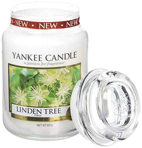 Yankee Candle Linden Tree Jar Candle, White, Large