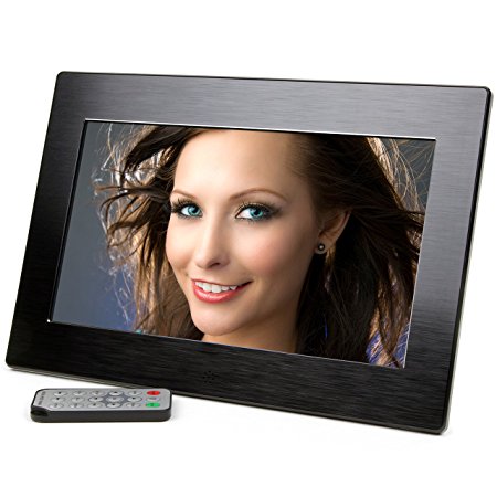 Micca 10.1-Inch Wide Screen High Resolution Digital Photo Frame with Auto On/Off Timer (Black) (2015 Model)
