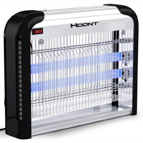 Hoont™ Powerful Electronic Indoor Bug Zapper - 32 Watts, Covers 6,000 Sq. Ft. / Fly Killer, Insect Killer, Mosquito Killer - For Residential, Commercial and Industrial Use