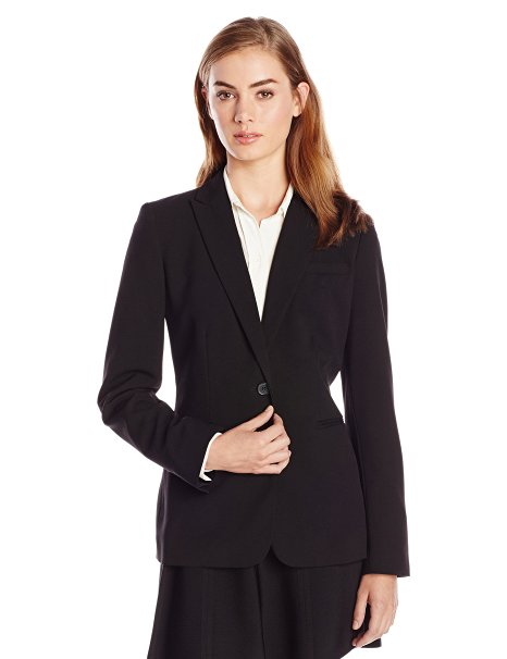 Calvin Klein Women's Single-Button Suit Jacket