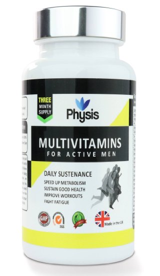 Physis Multivitamins for Active Men Advanced Supplement