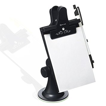 Zento Deals Car Note Pad / Memo Pad / Clip Board (Universal Suction, Flexible Neck Mount)