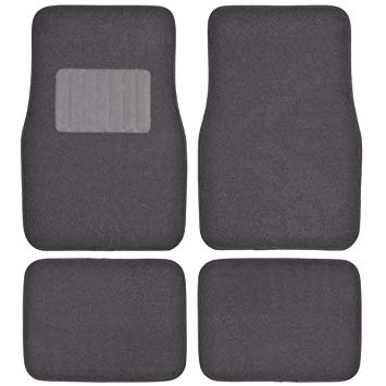 Motor Trend FatRug Carpet Floor Mats - Charcoal Gray - Thick Robust Auto Gear for Your Car Truck or SUV