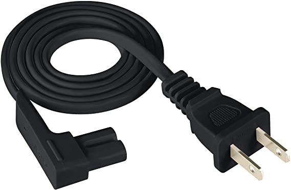Vebner 3ft Power Cord Compatible with Sonos Play One, Sonos Play-1 and Sonos One SL Speaker. Compatible with Sonos Play One Power Cable Cord (Standard, Black)