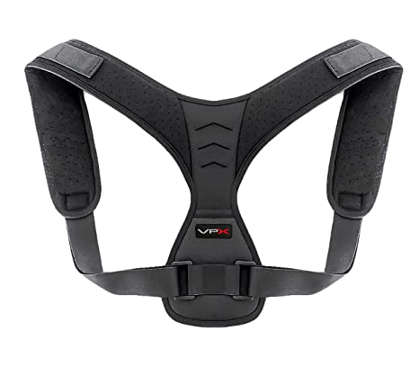 VPX Pro-Form Posture Corrector For Men & Women | Fully Adjustable Premium Padded Posture Corrector | Discreet & Supports Spine, Neck, Back, Shoulders | Trainer To Improve Spinal & Back Pain Relief