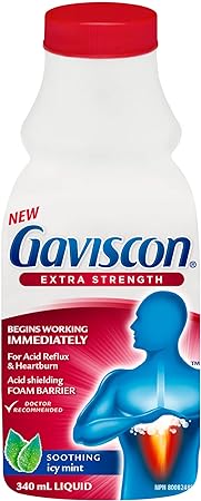 GAVISCON Extra Strength, Soothing ICY Mint 340 ml