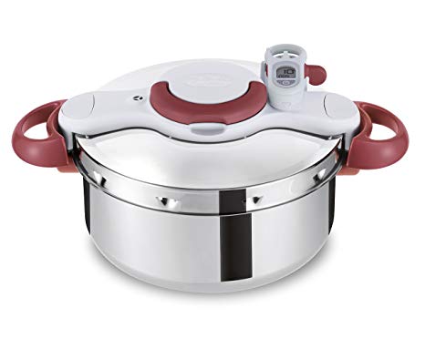 Tefal Clipso Minut Perfect Pressure Cooker, Stainless Steel, 6 Litre