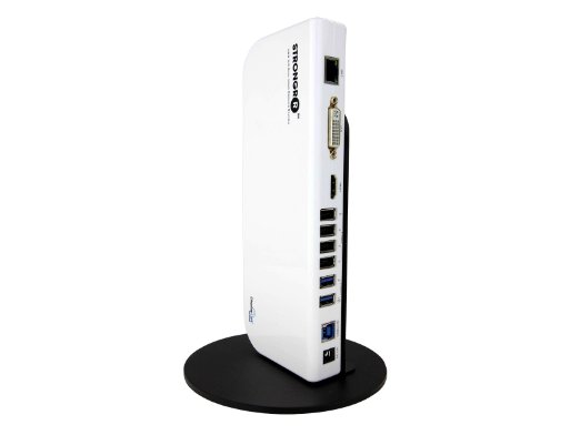 LB1 High Performance USB 3.0 Universal Docking Station, Dual Monitors for Laptop, Ultrabook and PCs (Resolution up to 2048x1152, Gigabit Ethernet, Audio, 2 USB 3.0 Ports, 4 USB 2.0 Ports, and Stand)