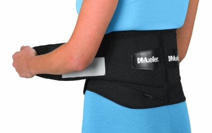 Mueller Lumbar Back Brace with Removable Pad Regular fits waist sizes 28-50