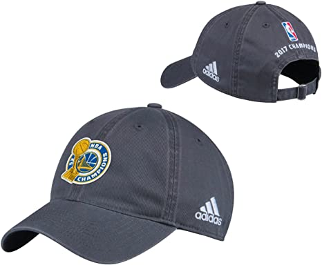 adidas Golden State Warriors 2017 NBA Finals Champions Grey Locker Room Unstructured Adjustable Cap/Hat