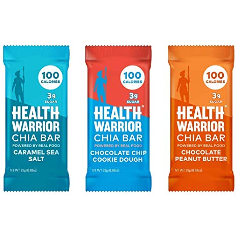 Health Warrior Chia Bars Dessert Variety Pack, 15 Count