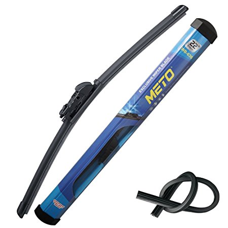 20 Inch Wiper Blade METO Windshield Wiper with 2 Pieces of Teflon Treating Refills for Dodge Ram 1500/Toyata 4Runner/Ford F150 etc