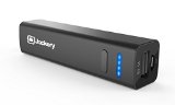 Jackery Mini Portable Charger 3200mAh - External Battery Pack Power Bank and Portable iPhone Charger for Apple iPhone 6s 6s Plus 6 5 iPad Pro iPad Mini Samsung Galaxy S6 and S5 Black