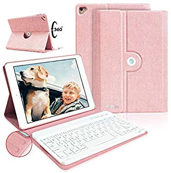 iPad Keyboard Case 9.7 iPad air 2 Case with Keyboard,Ultra Lightweight iPad Cases for New 2018 ipad 6th Generation Cases with Keyboard,Detachable Wireless Keyboard for New iPad 9.7 2018/2017 Tablet