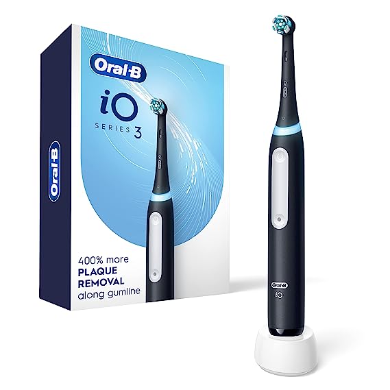 Oral-B iO3 Electric Toothbrush (1) with (1) Ultimate Clean Brush Head and (1) Charger