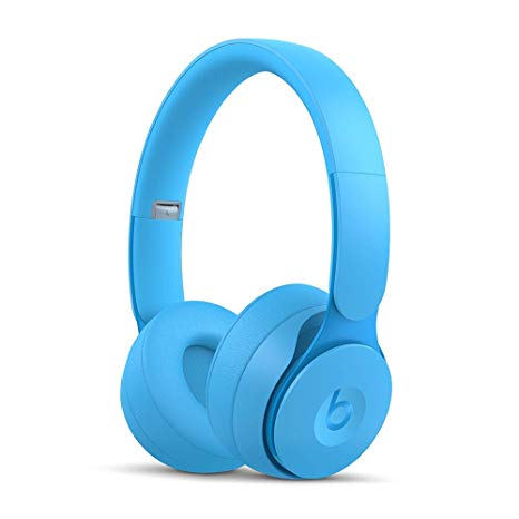 Beats Solo Pro Wireless Noise Cancelling On-Ear Headphones - More Matte Collection - Light Blue