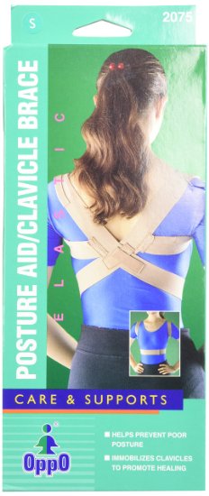 Oppo Medical Elastic Posture Aid /Clavicle Brace (Unisex; Natural), Small