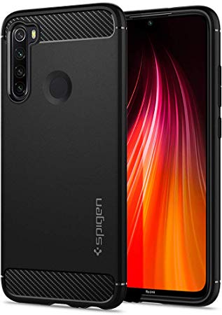 Spigen Rugged Armor Designed for Xiaomi Redmi Note 8 - Matte Black