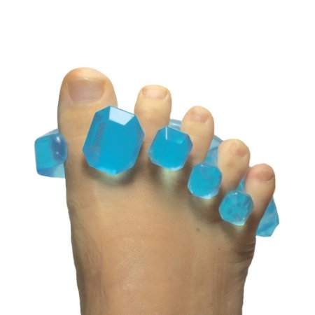 Yoga and Pilates Relaxing, Silicon Gel Toes Separators Instant Therapeutic Relief, Pampered Toes for Healthy Feet, (1 pair) Toe to Soul stretch & Relaxes Your toes. Happy Toes and Feet.