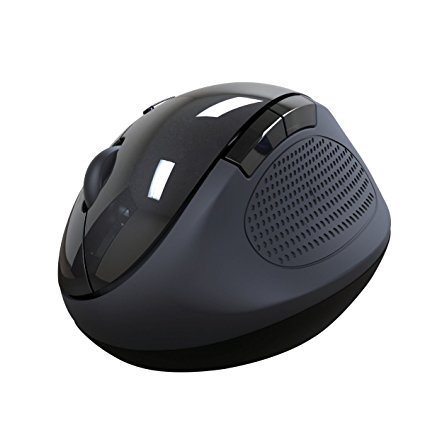 Portronics POR-689 Puck Ergonomic Wireless Mouse with Optical sensor Adjustable DPI High Speed Mouse,Compatible with XP/Vista/7/ 8,Mac OS and Linux.