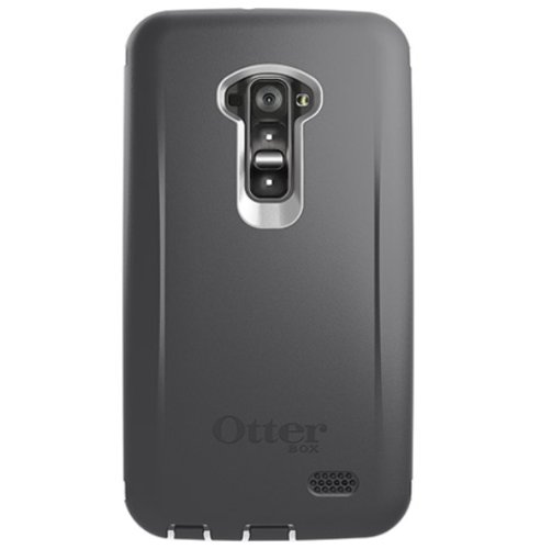 OtterBox Defender Series Carrying Case for LG G Flex - Retail Packaging - Glacier (White/Gunmetal Grey) (Discontinued by Manufacturer) (Not For Flex 2)