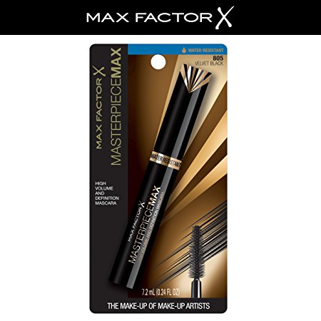 MaxFactor Masterpiece Max Water Resistant Mascara Velvet Black