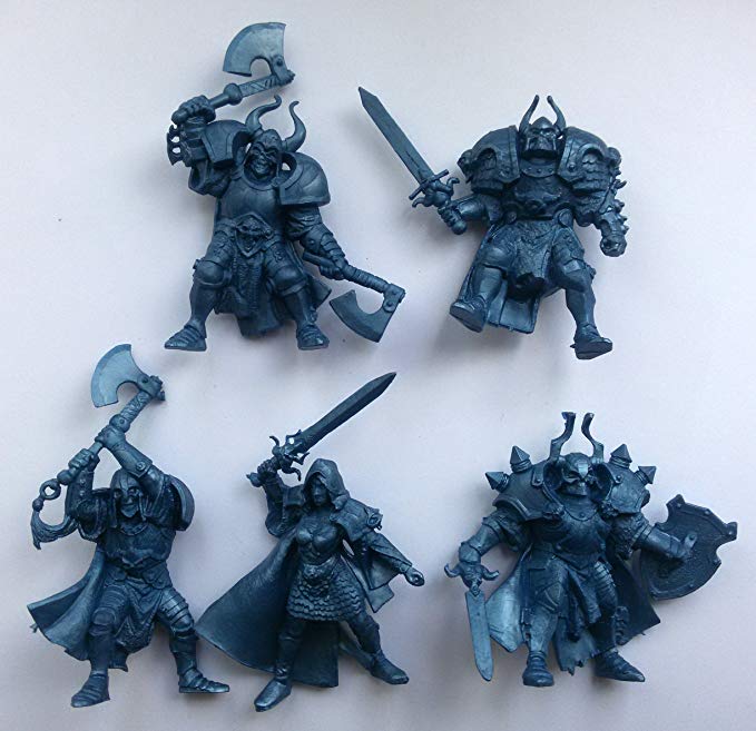 Undead Wariors 54 mm 1/32 - 5 Fantasy Figures Tehnolog Fantasy Battles Russian Toy Soldiers