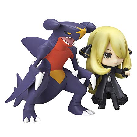 Good Smile Pokémon: Nendoroid Cynthia and Garchomp Posable Action Figures