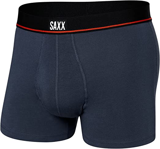 SAXX Men’s Underwear - Non-Stop Stretch Cotton Trunk with Built-In Pouch Support and Fly-Underwear for Men