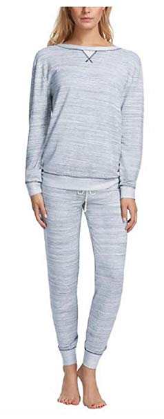 V-Notch Crew Neck & Jogger Set