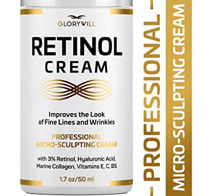 Retinol Anti Aging Face Cream - Made in USA - Retinol Moisturizer for Women & Men - Anti Wrinkle Night Retinol Cream - Dark Spot Remover Cream - Fine Lines Smoothing & Firming Face Cream