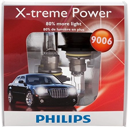 Philips 9006 X-treme Power Replacement Bulb, (Pack of 2)