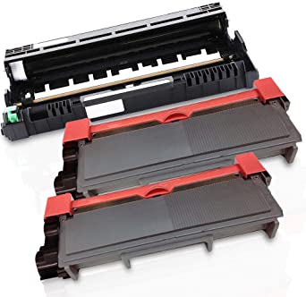 3PK-2 Inkfirst High Yield Toner Cartridges   1 Drum Unit TN-660 DR-630 TN660 DR630 Compatible Remanufactured for Brother (2 toner   1 drum)