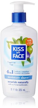 Kiss My Face Moisture Shave Fragrance Free 11 oz