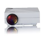 AomeTech Mini TFT LCD HD Multimedia 100 Projector 800x480Support USBSDVGAHDMIAV Inputwith remote control-White