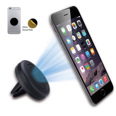 Car Mount Ecandy Magnetic Cradle-less Universal Car Phone air vent Mount Holder for iPhone 6 6 plus 5 5s 4 Galaxy S6 S5 S4 S3 Note 4 3 HTC One8X8S LG OptimusNexus 4 and Other Smartphones