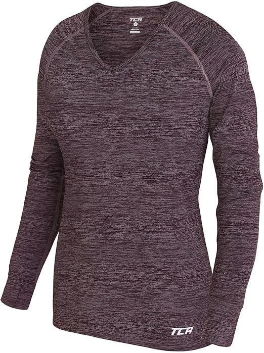 TCA Women’s Elle Long Sleeve V-Neck Running Top